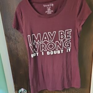 Warm Women's Burgundy Statement Tee